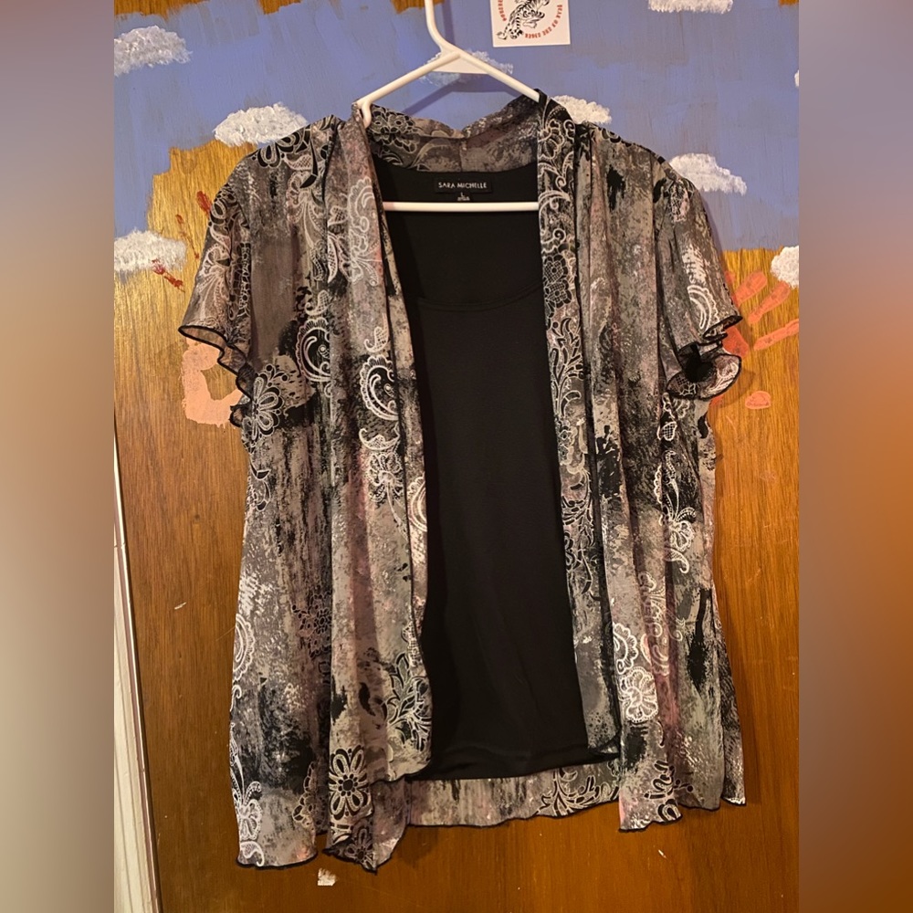 Sara Michelle Shirt and Blouse Combo